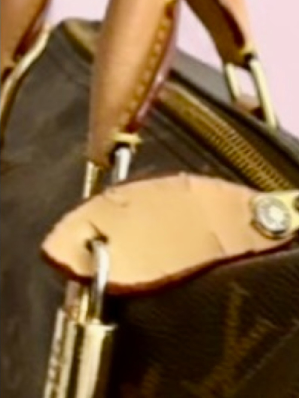 Unknown. Brown leather purse - Picture 6 of 15